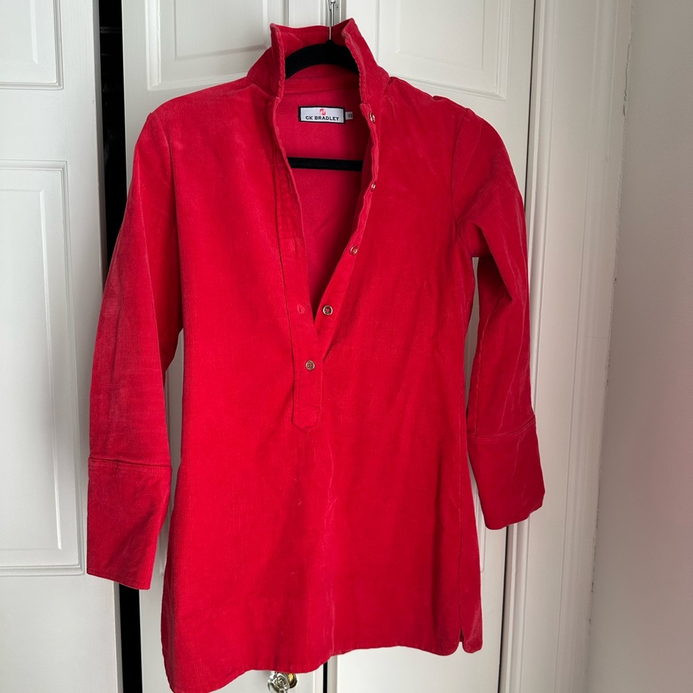 CK Bradley corduroy tunic top - xS